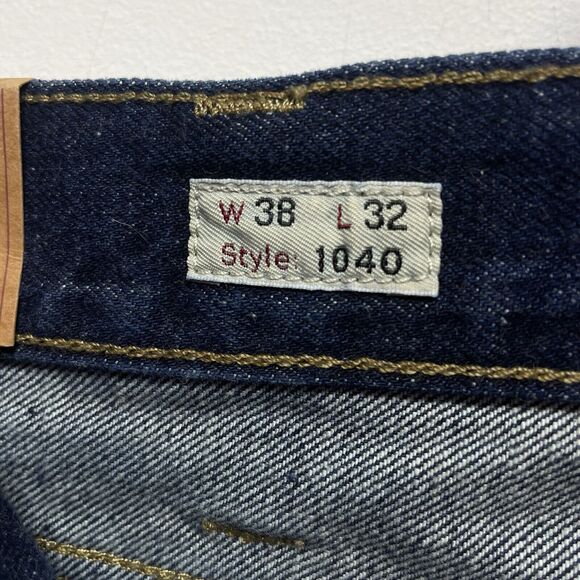 J.Crew 1040 Athletic Tailored Fit Narrow Tapered Leg Men's W38 L32  Blue Jeans - Picture 10 of 15